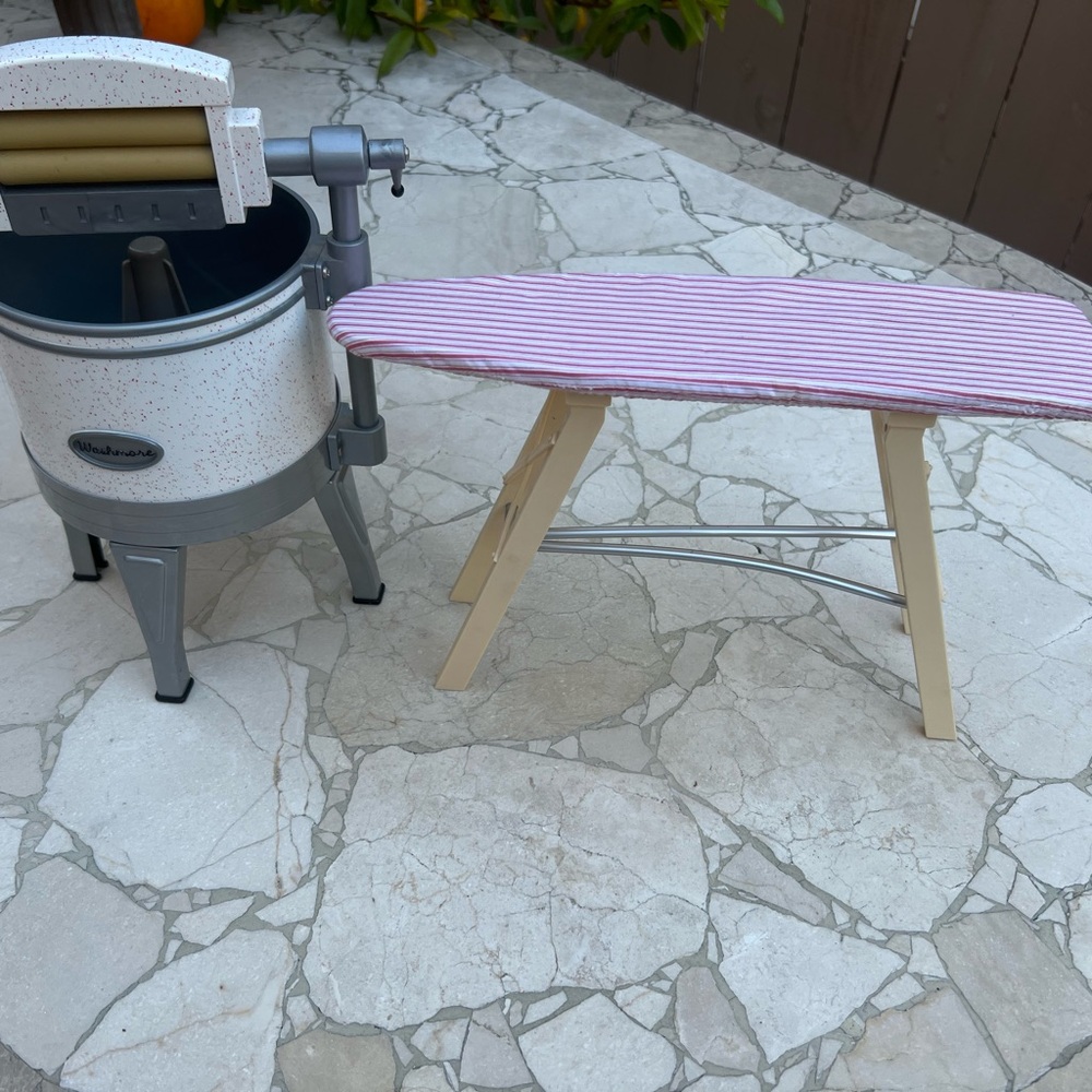 American girl kits Vintage Style Toy Washing Machine and Ironing Board